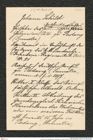 Nachlass Franz Steindachner, Lebenslauf von Johann Schild an Franz Steindachner (1904), Inv.Nr. 449.09, Seite 1